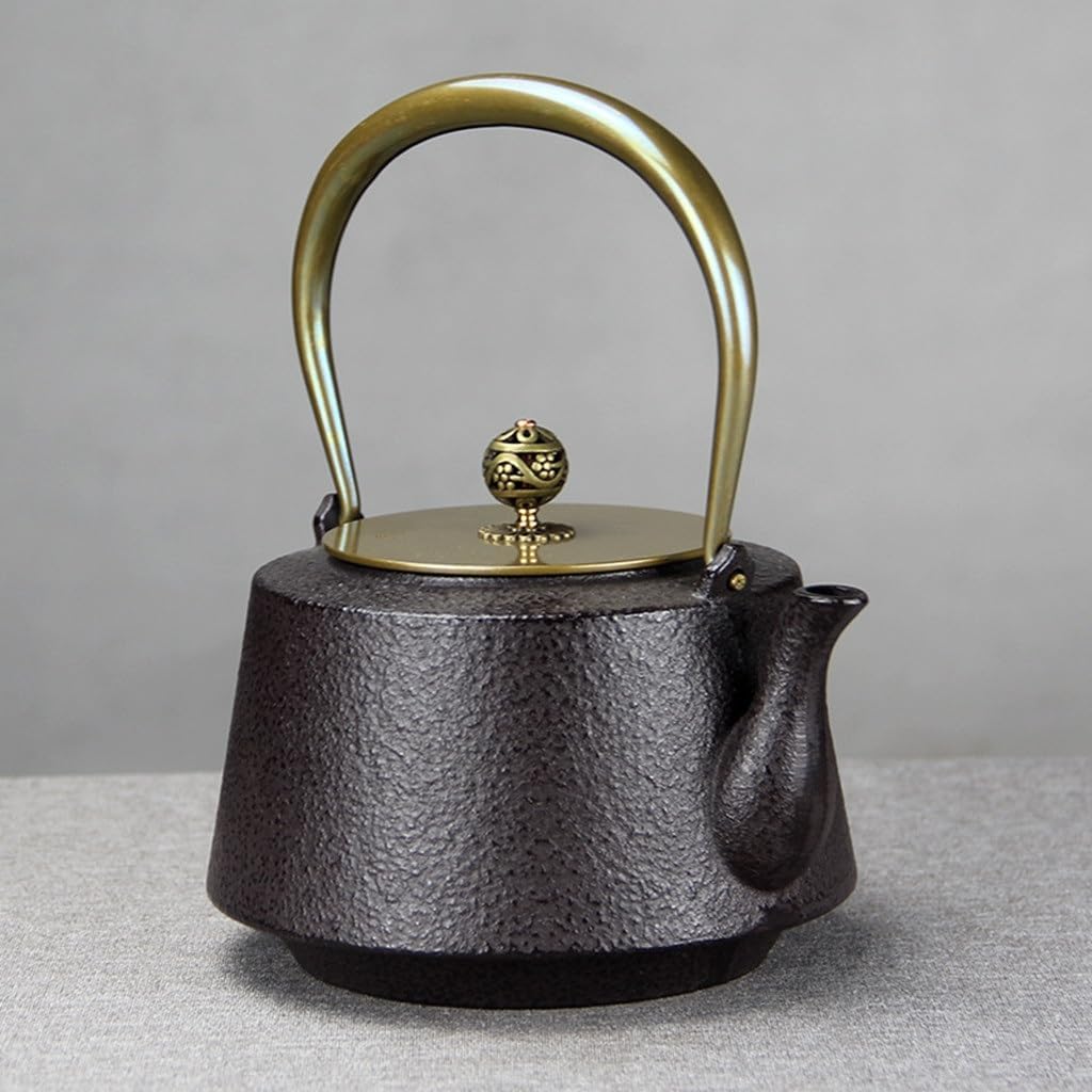 Tea Set Handmade Cast Iron Pot Household Boiling Water Teapot Retro Teahouse Ornaments