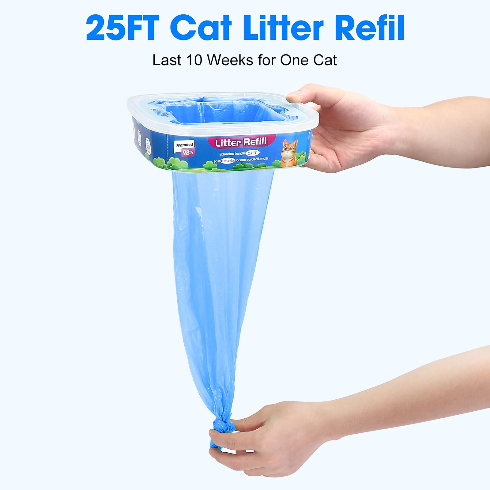 Litter Refills Bag 8 Pack, 2024 Litter Cat Genie Refill