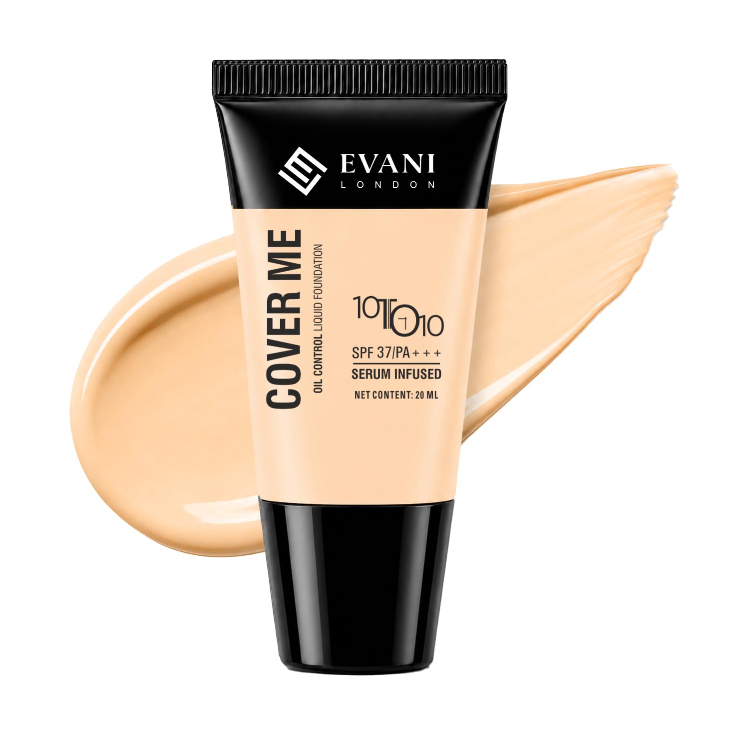 Cover Me Oil Control Liquid Foundation Shade 301 Fair, Serum Infused Foundation with SPF 37 PA+++, Lightweight, Long Lasting, Matte Finish, 20ml Pack of 1-image-13