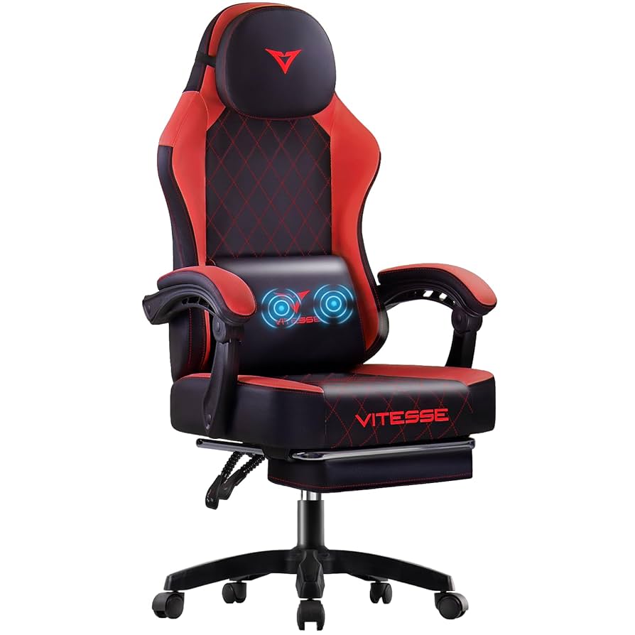 Amazon.co.jp: VITESSEゲーミングチェア レーシングチェア