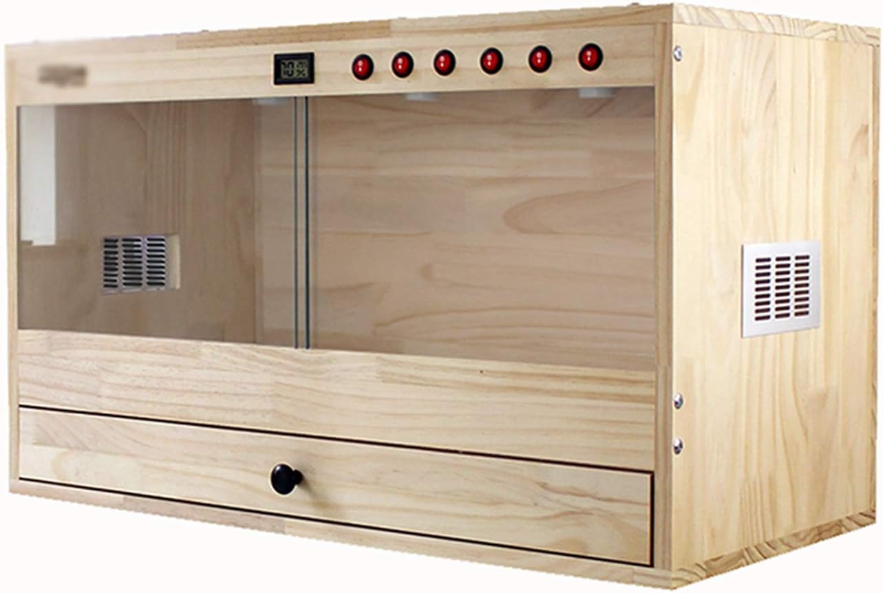 引出し付き 爬虫類木製ケージ 飼育ケージ