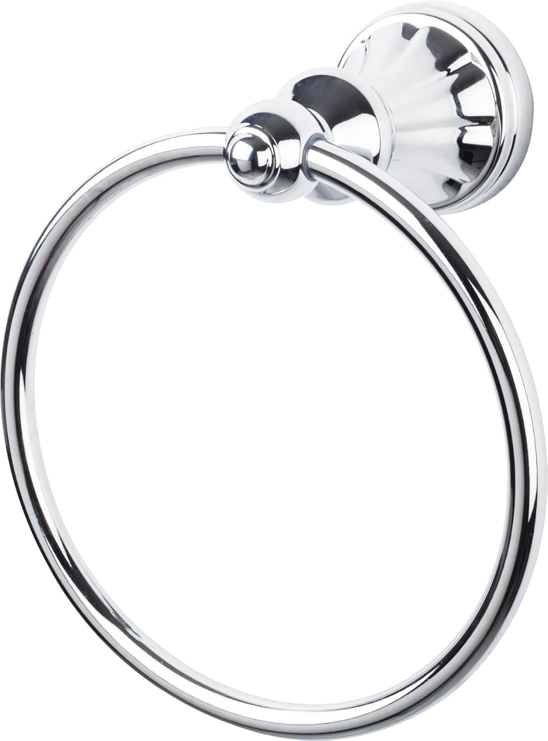 Top Knobs HUD5-PN Hudson Bath Ring Polished Nickel