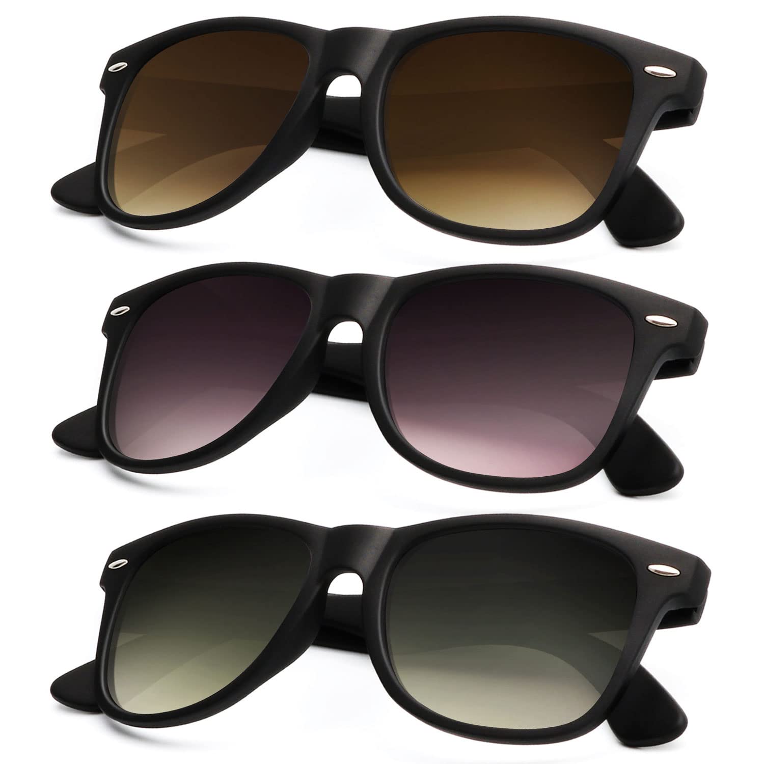 KALIYADI ブルーライトカットメガネ レトロ セミリムレス UV400 クリアレンズ コンピューターメガネ 男女兼用