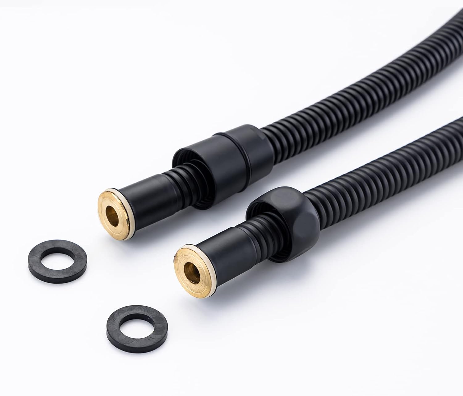 Brass Shower Slide Bar Matte Black Hand Shower Head with Slide Bar and Hose, Wall Mount Handheld Shower Wand Holder, Height Adjustable Sliding Bar, Pt003 - Image 9