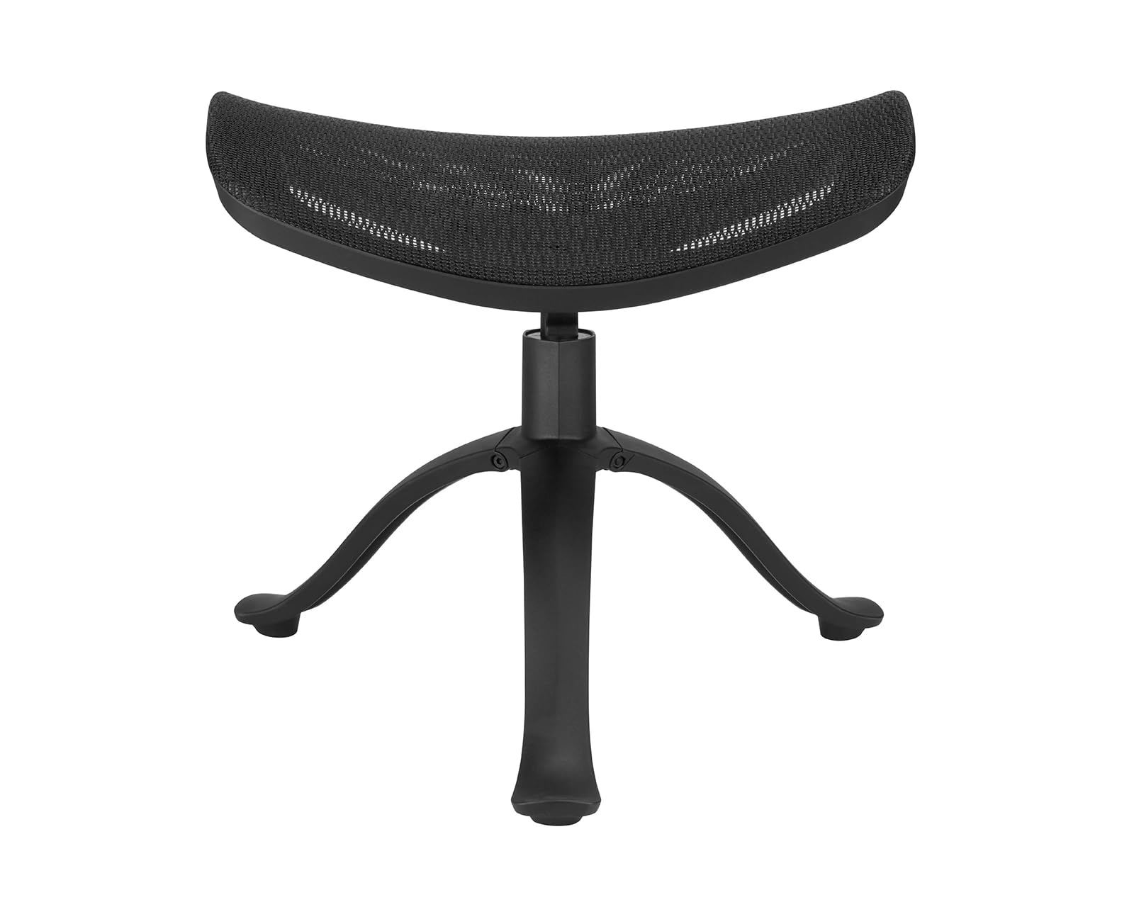 Reposapiés y reposapiés ajustables en altura – Diseño de malla transpirable, plegable, alivio ergonómico para oficina y hogar – Negro