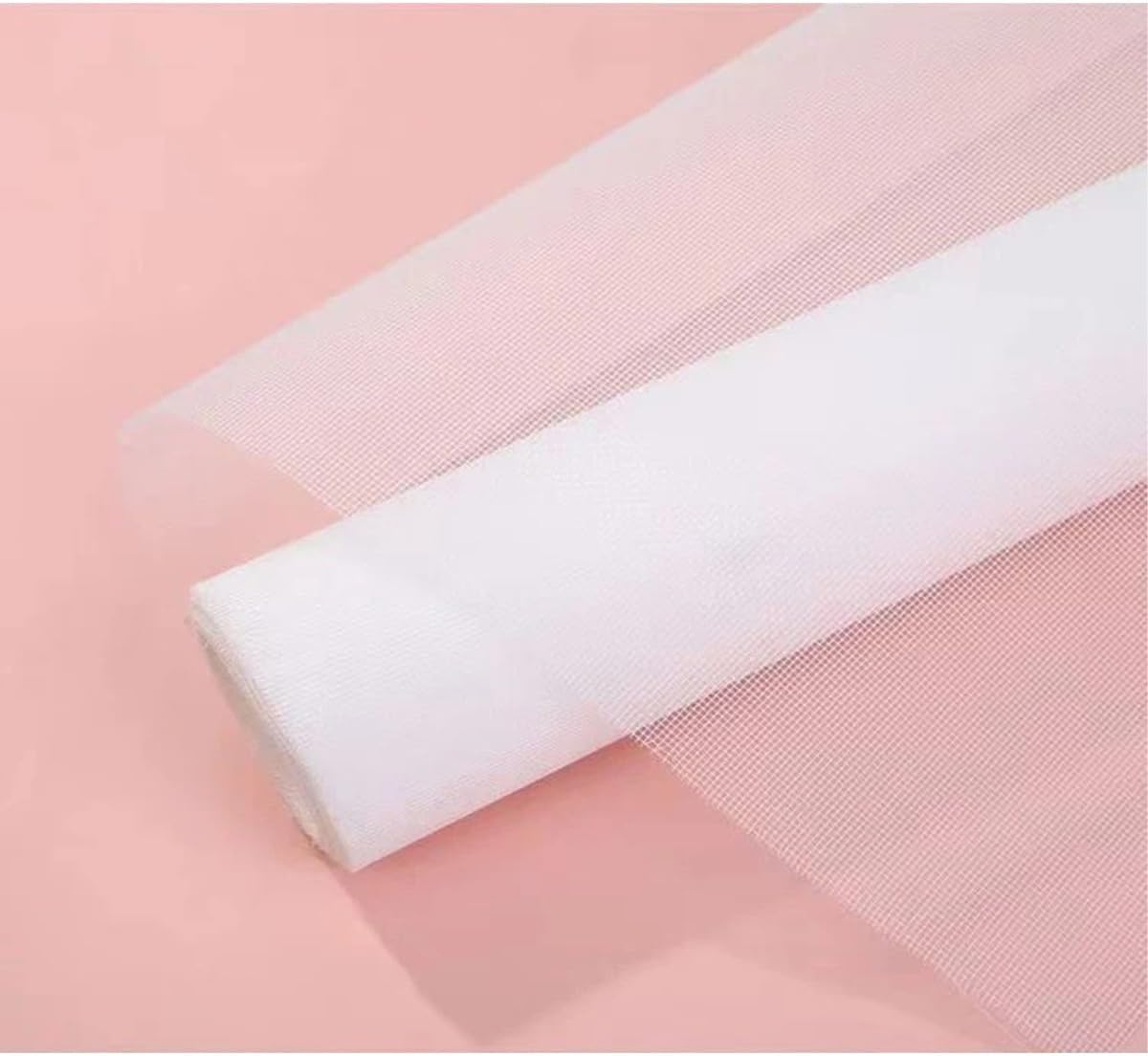 White Window Screen Replacement Mesh, Washable Durable Polyester Screen Door Mesh, Invisible Anti-Mosquito Pet-Proof, 78.74x196.85in