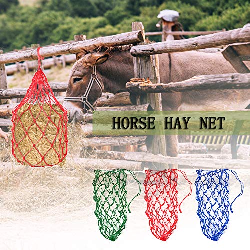 DECDEAL Saco Forage do cavalo Saco de alimentação do burro Alimentador lento Fornecimento de aliment