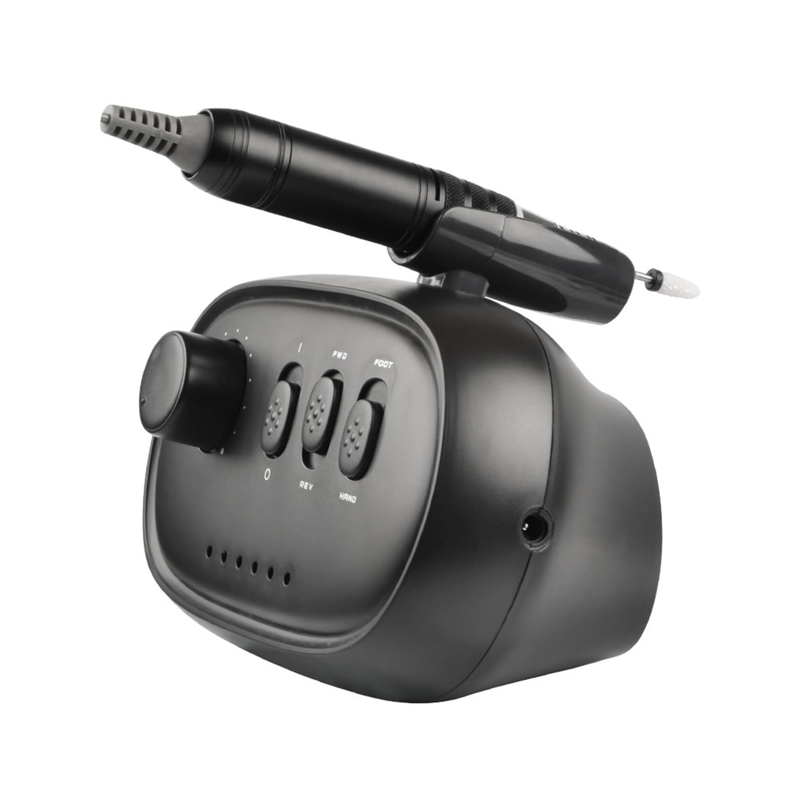 35000RPM elektryczna wiertarka do paznokci szlifierka Manicure Pedicure polerka profesjonalne narzędzie zdobienia ,Niskie wibracje(Nero)