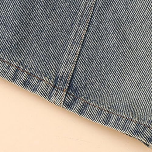 Girls Fashion Pants for Girls Wide Leg Casual Jeans with Elastic Waist and Pockets Comfortable Loose Fit Pants2