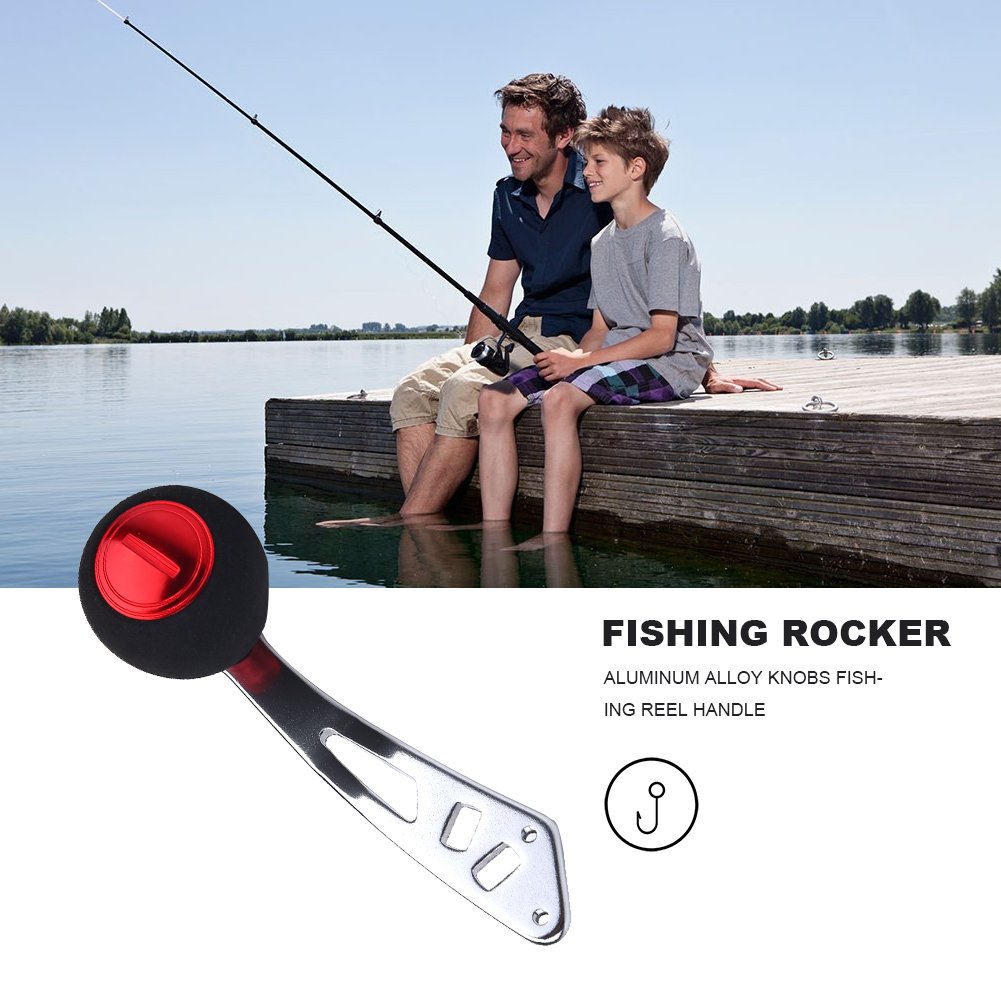 Lot De 5 Poignées De Moulinet De Pêche En Alliage Aluminium - Compatibles Daiwa, Couleurs Assorties