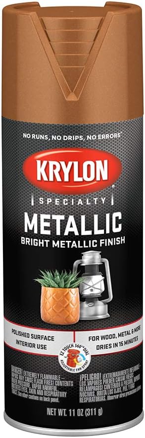 1709 Copper Metallic 12 Ounce Aerosol Metallic Paint