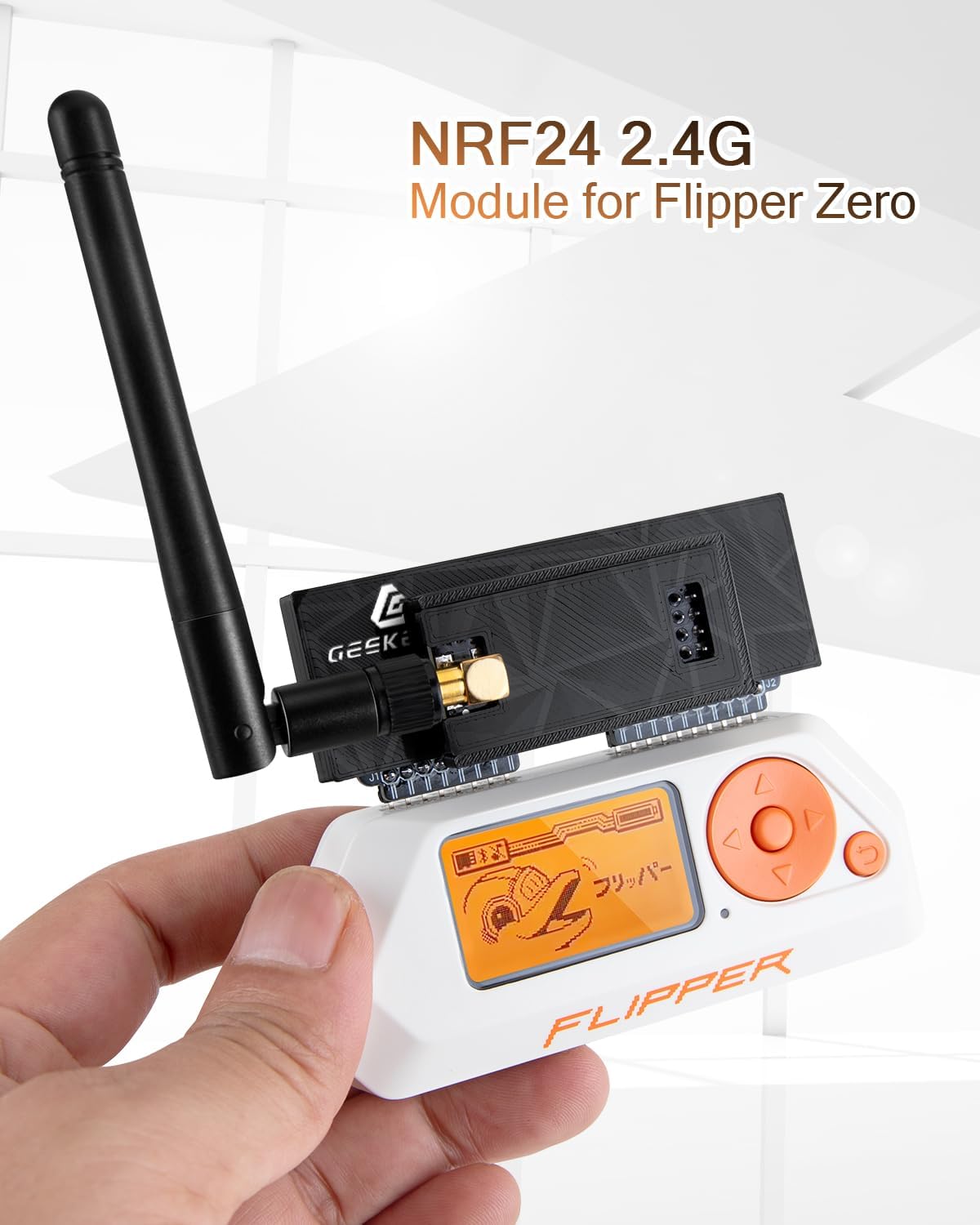 CC1101&NRF24L01 Module with Antenna for Flipper Zero,GPIO Expansion Board,433MHz CC1101 & 2.4G NRF24 Module