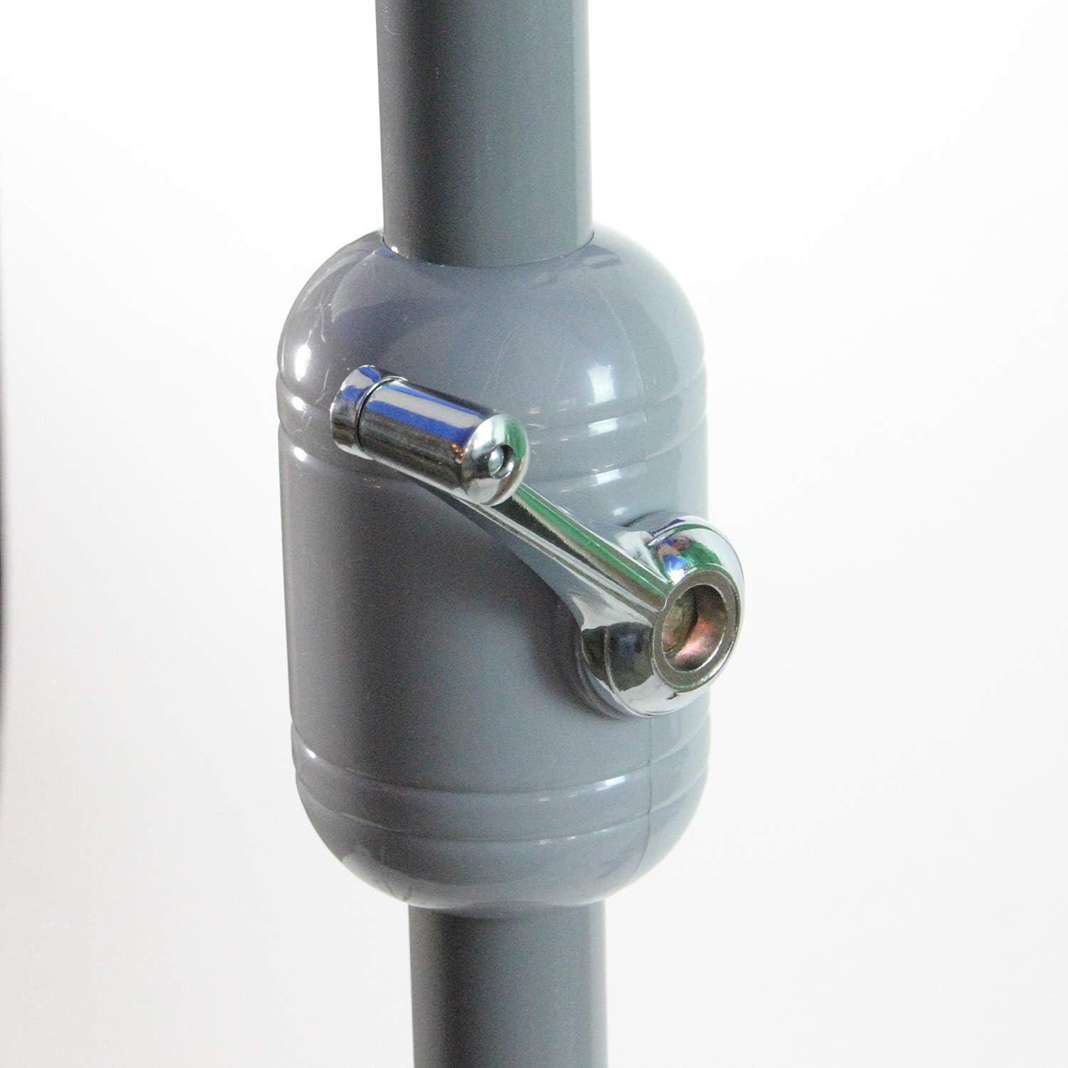 Northlight 9ft Outdoor Patio Ford Umbrella with Hand Crank and Tilt, Blue