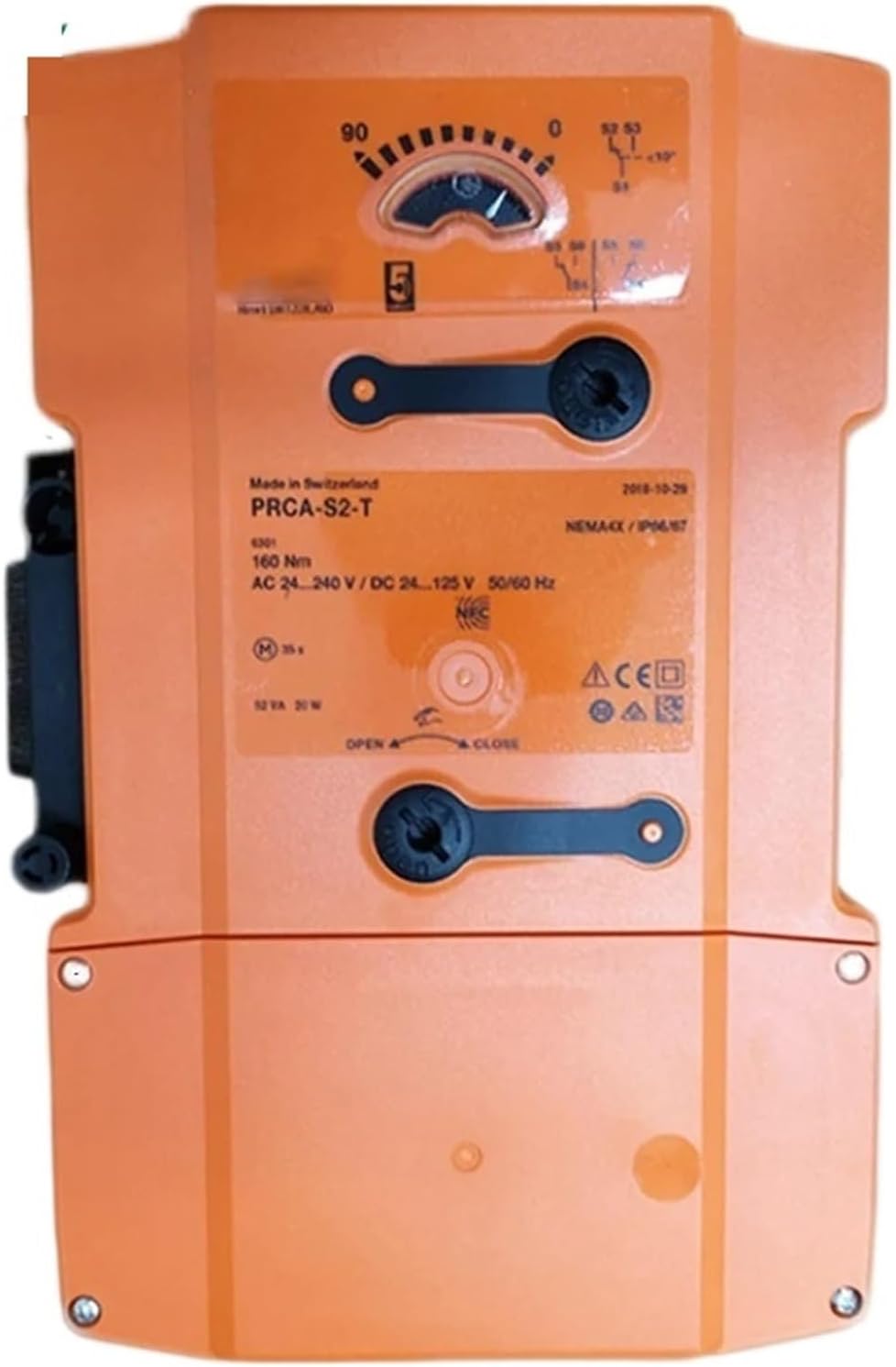 Regulating switch butterfly valve, water valve PRCA-S2-T