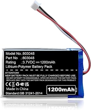 Nzzz Sp 803048 Battery fits Infant Optics DXR-8 Baby Monitor Not Compatible with DXR-8 Pro 3.7V Ni-MH