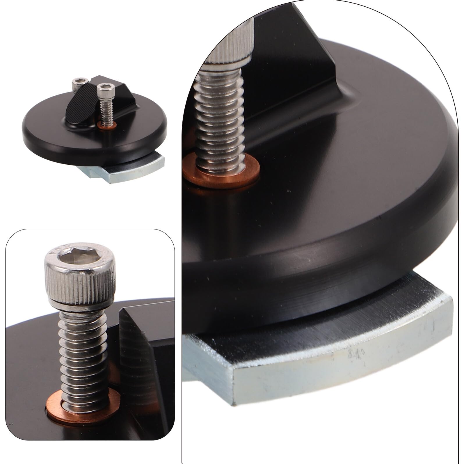 INOOMP Adattatore per Astina di Livello Motore 7.3l 94-03 con Guarnizione in Gomma, Kit Riparazione Auto per Misurazione Precisa Olio e Collegamento Stabile senza Perdite