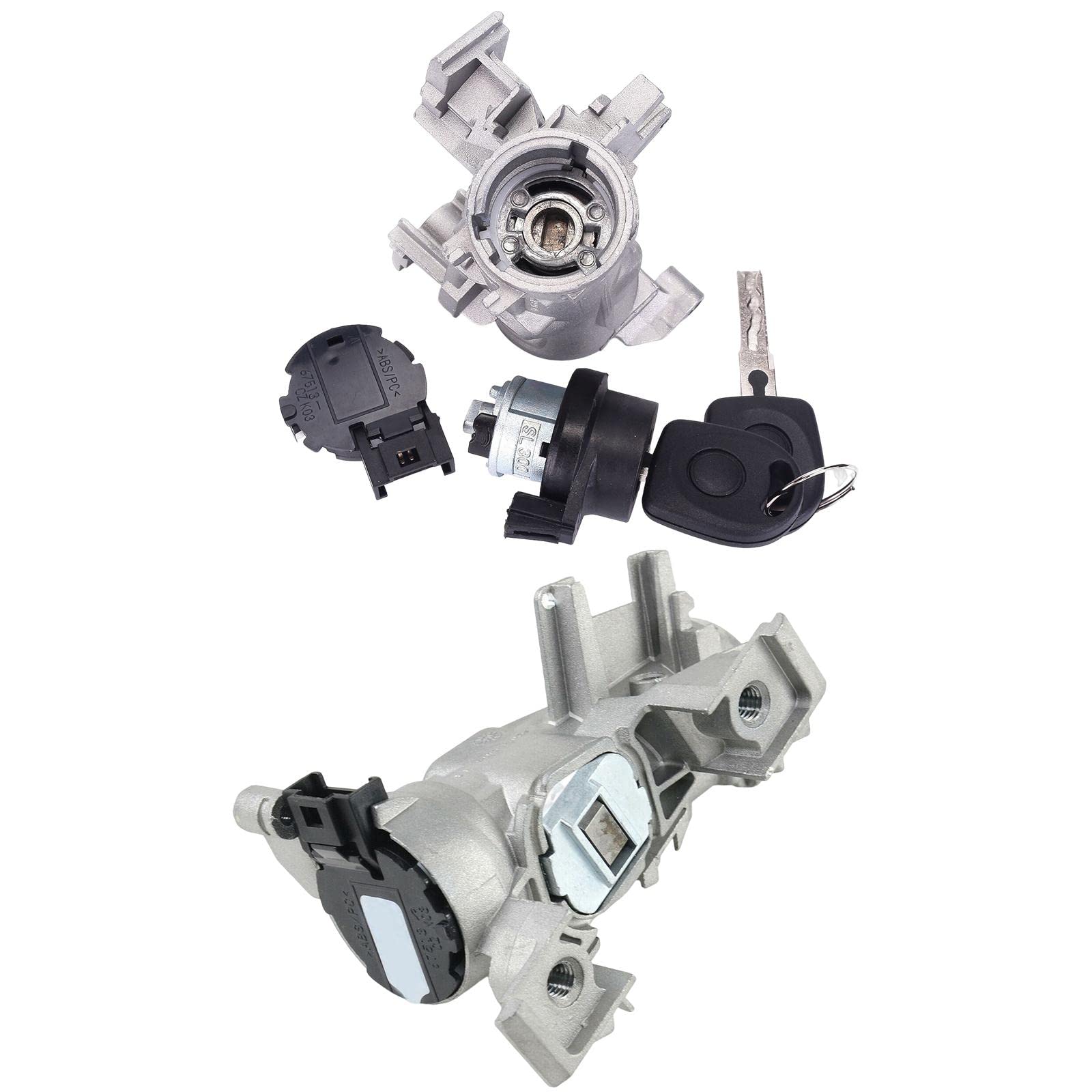 CALANDIS® Ignition Starter Switch 1K0905851B Premium Replacement Automotive 2 Pieces Set