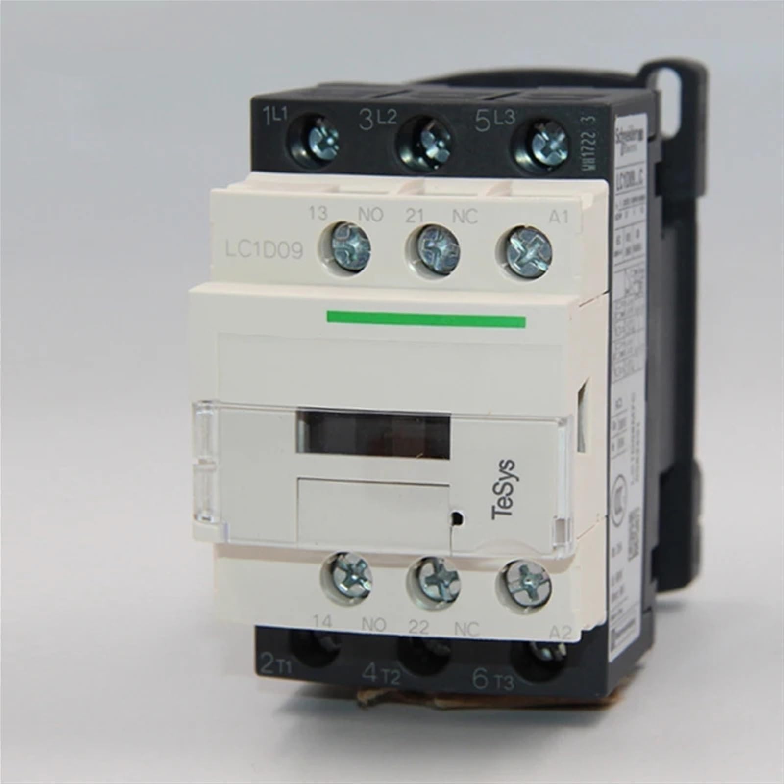 LC1D09M7C Q7C F7C B7C Cewka 220V 380 110AC 50/60Hz Przekaźnik stycznik 3P 9A 1NO+1NC Standardowe ładowanie LC1D(LC1D09M7C 9A 220V)