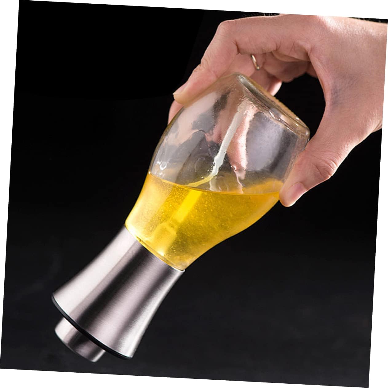 IMIKEYA Stainless Steel Oil Sprayer Bottle Condiment Squeeze Bottle for Cooking Bbq Tool Oil Dispenser Pro Dripless Sprayer Eco-friendly Portable