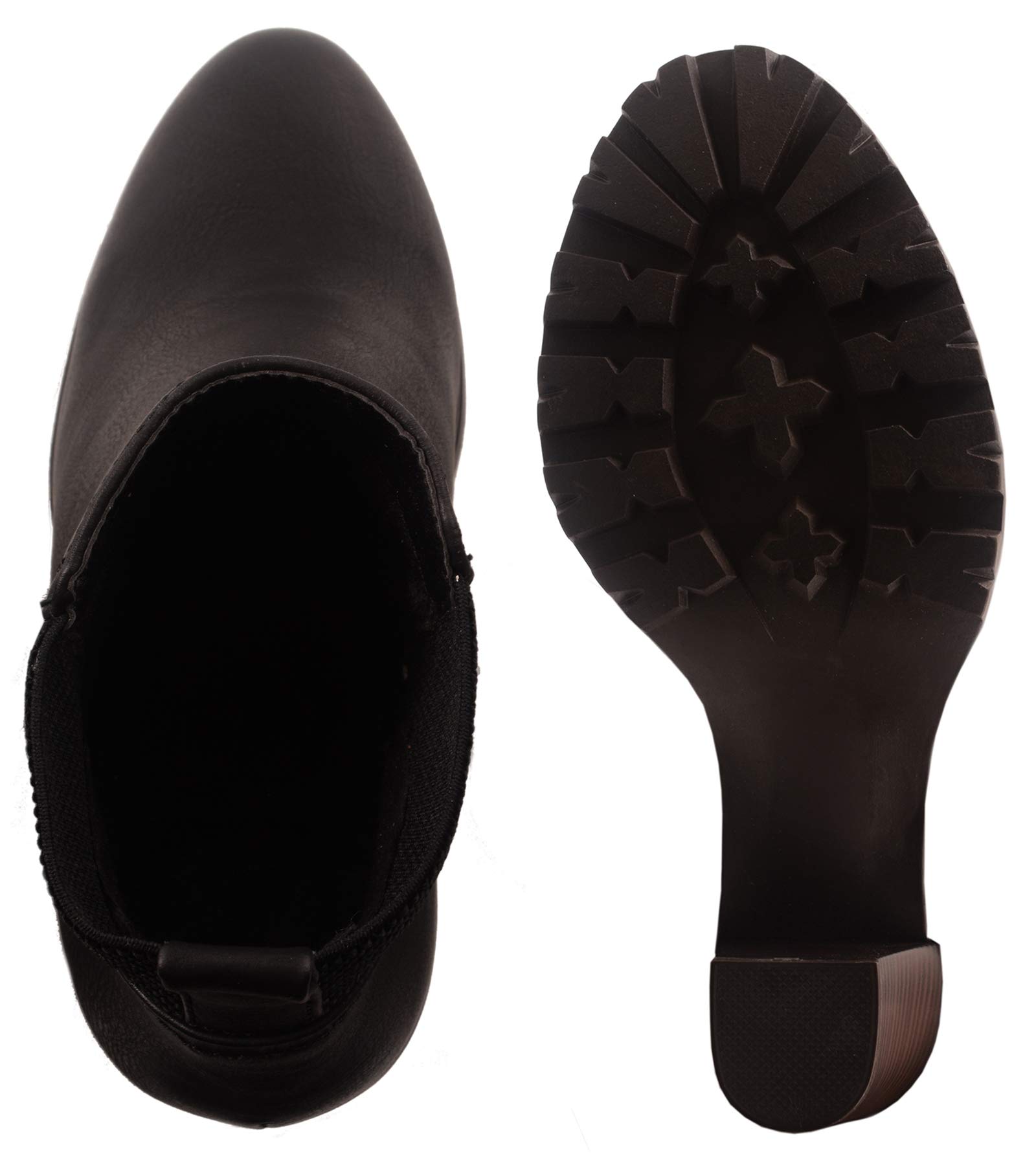 Elara Damen Stiefeletten Ankle Boots Chunkyrayan