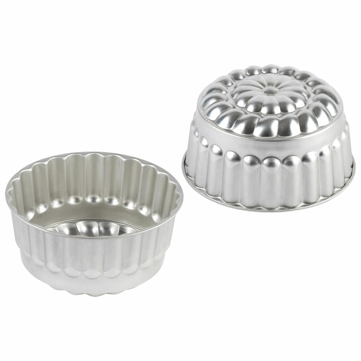 Paderno World Cuisine 7.125 Inch Tin Bavarois Mold