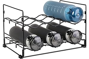 JSVER Water Bottle Holder Rack