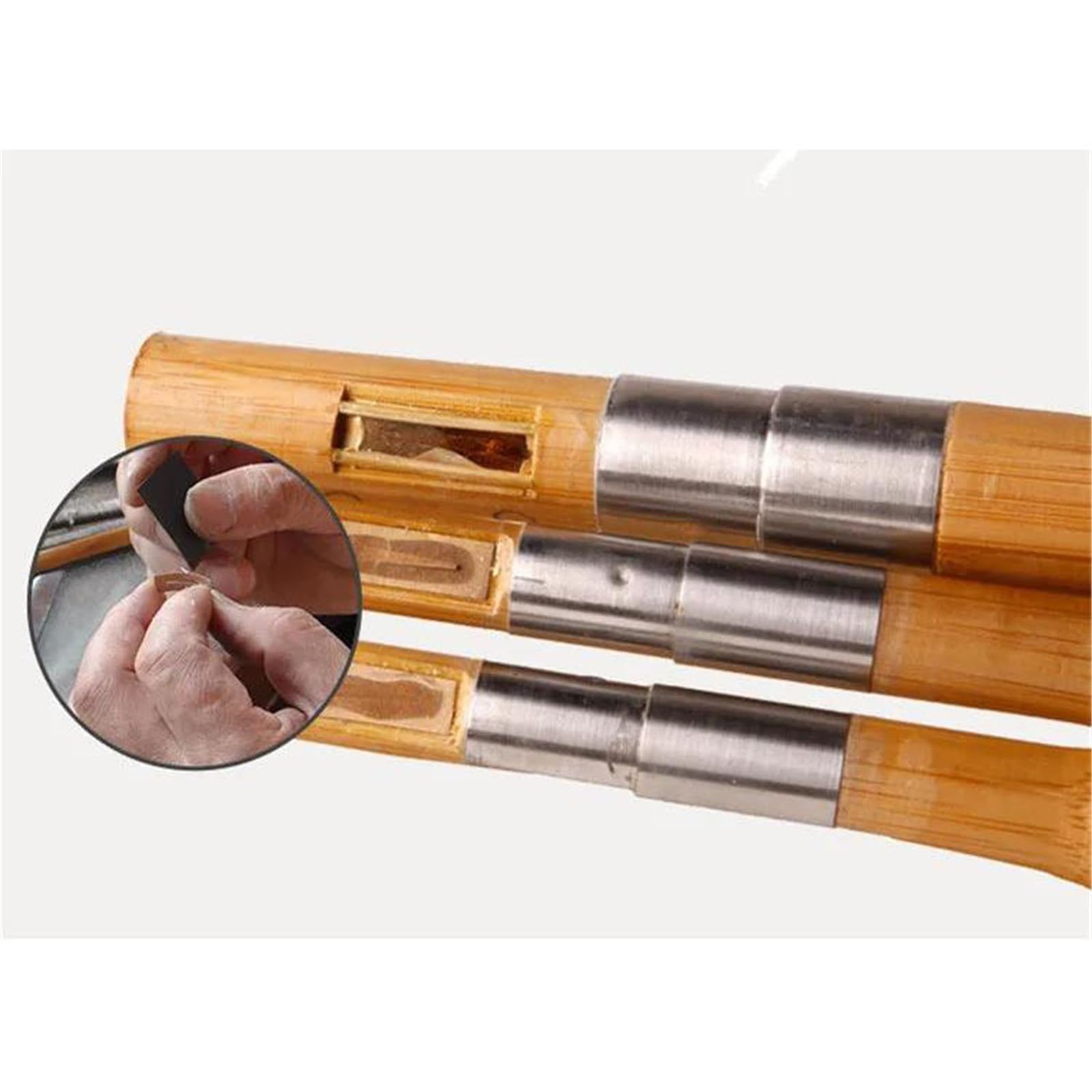 Instrumento Étnico Chino Hulusi C Flauta De Bambú Hecha A Mano