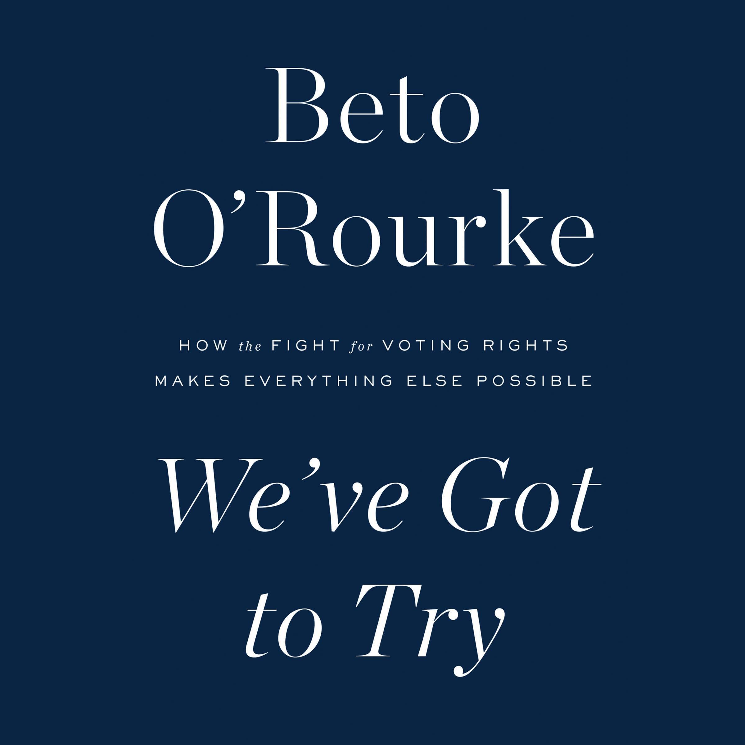 Cover art for We've Got to Try