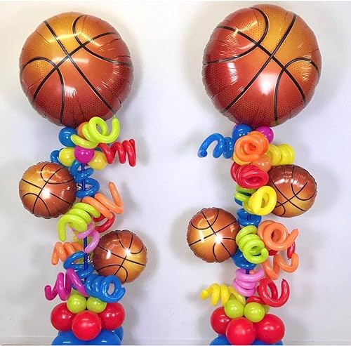 Miniatura 6 de Paquete de 10 globos de fútbol de aluminio de 18 pulgadas para helio metálico Club América, decoraciones redondas de fútbol dorado y negro para