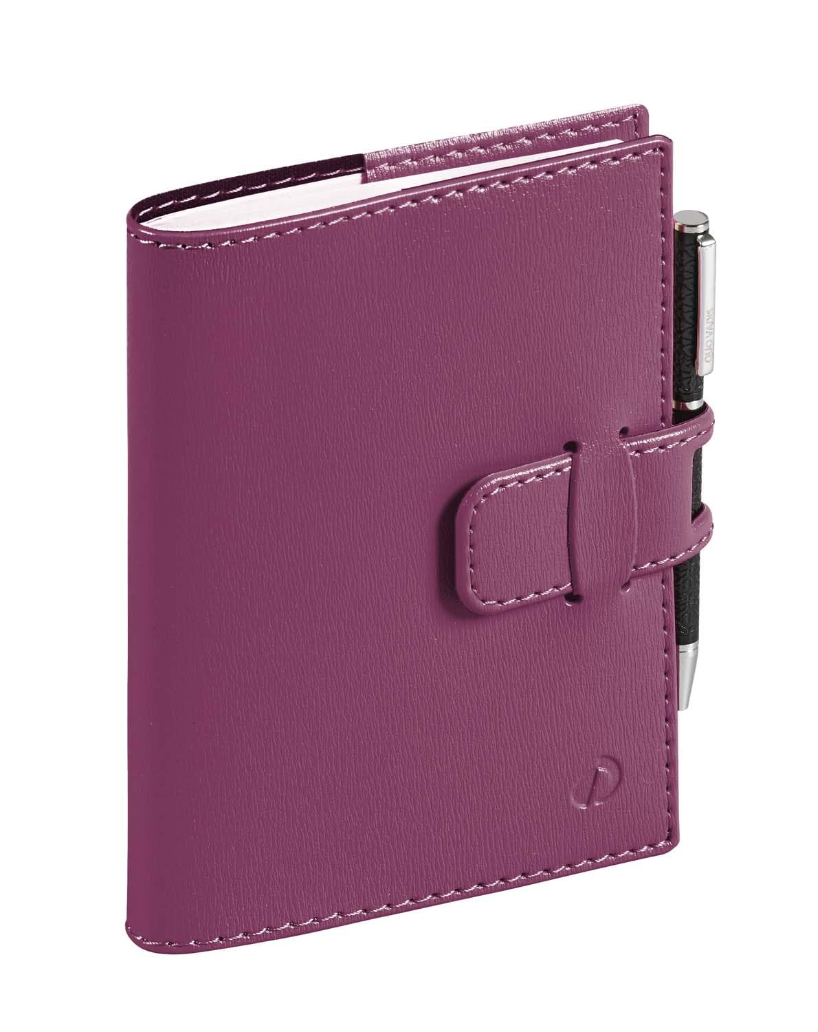 Quo Vadis - Diary - 2026 - Mini 2 Days Prestige - 2 Days per Page - French - Soho - Purple - 12 Months January-December - 7 x 10 cm - Ivory Paper