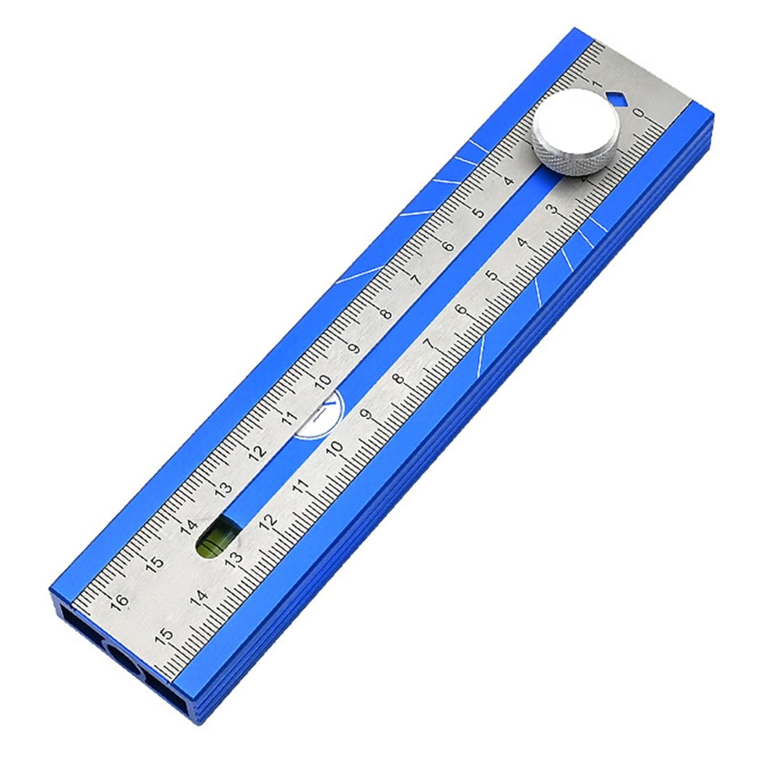 Jnchdghwa As Shown Bubble Level Multi-Angle Scriber Marking Tool, Magnetic Aluminum Alloy Angle Finder For Woodworking