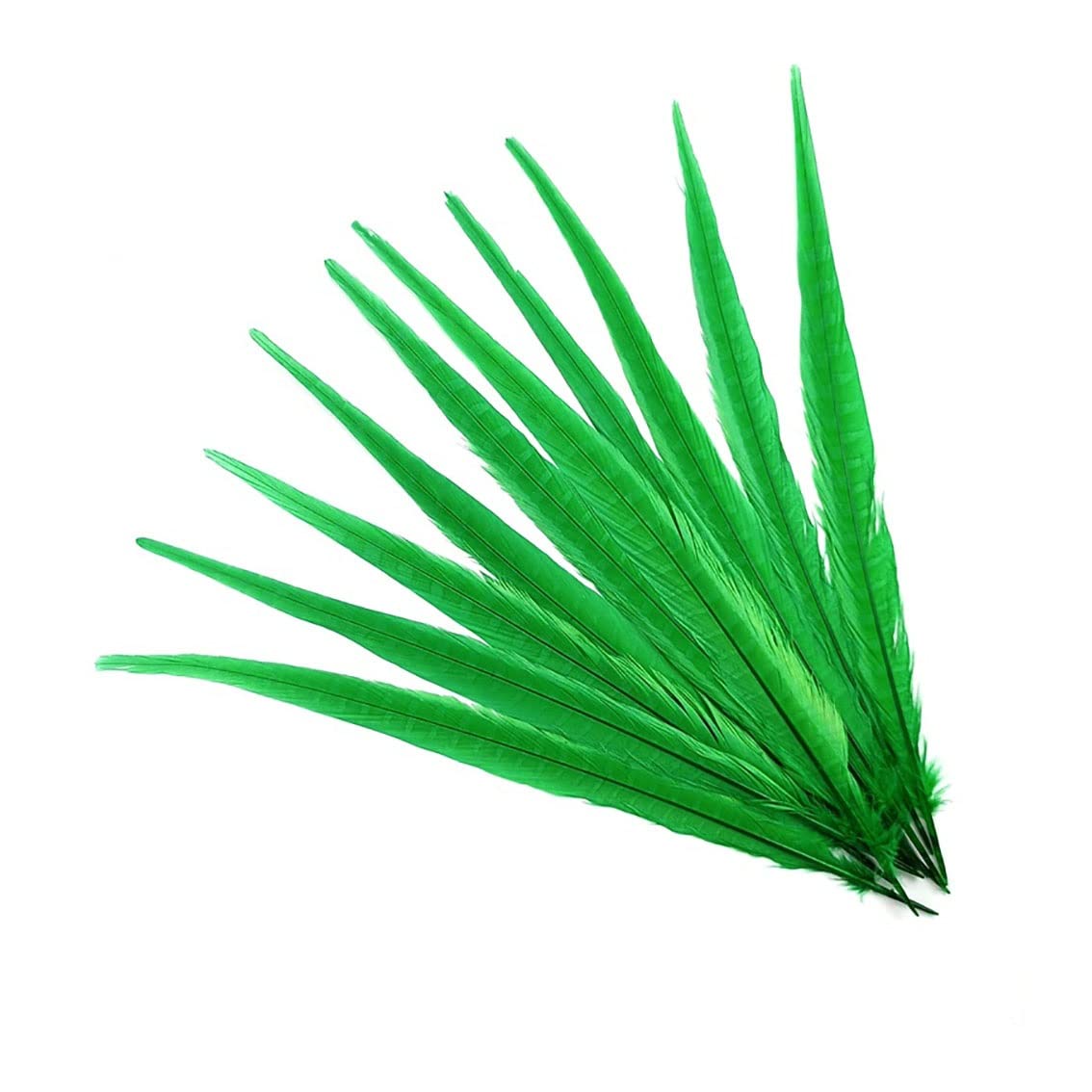 Plumas de faisán de 40-45cm naturales color rosa para manualidades y decoración