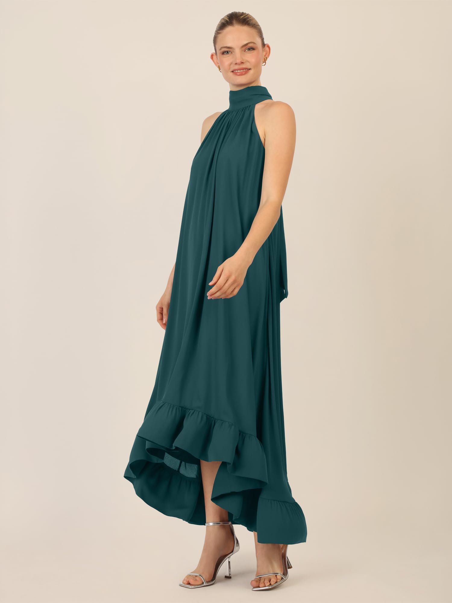 APART Fashion Damen Chiffonkleid Chiffonkleid