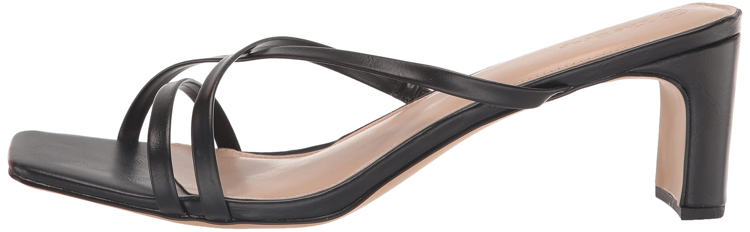 The Drop Women's Amelie Strappy Square Toe Heeled Sandal