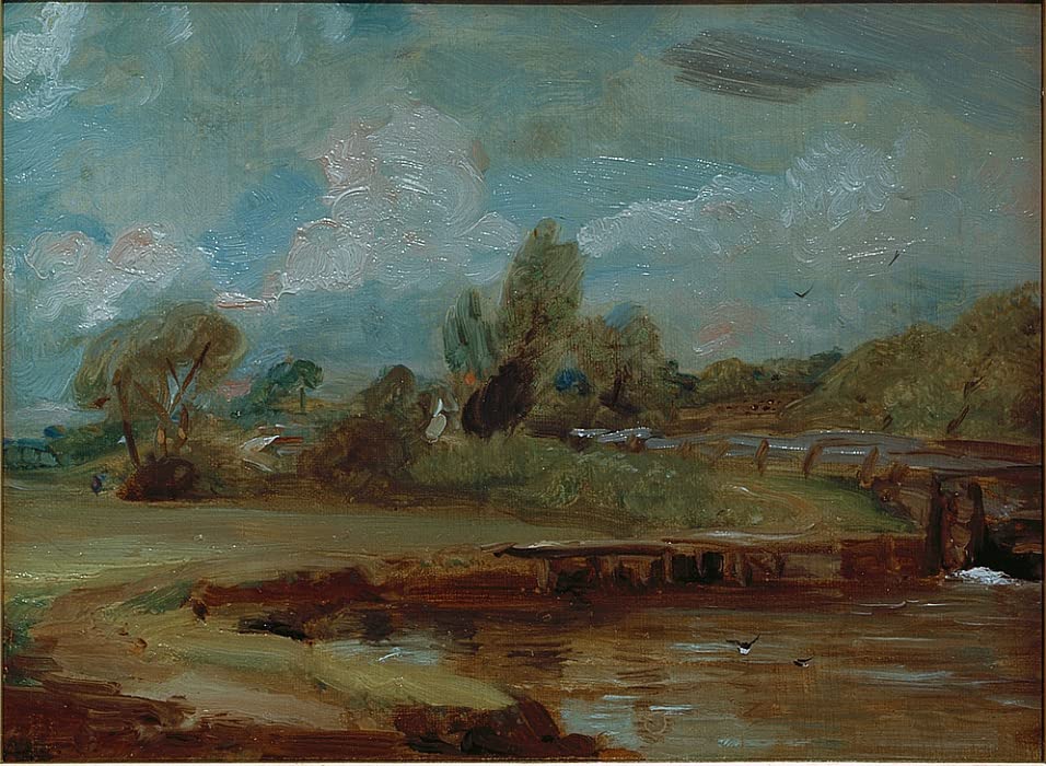 Toile Verrouiller John Constable portrait d'art d'une finesse exceptionnelle 60x90cm