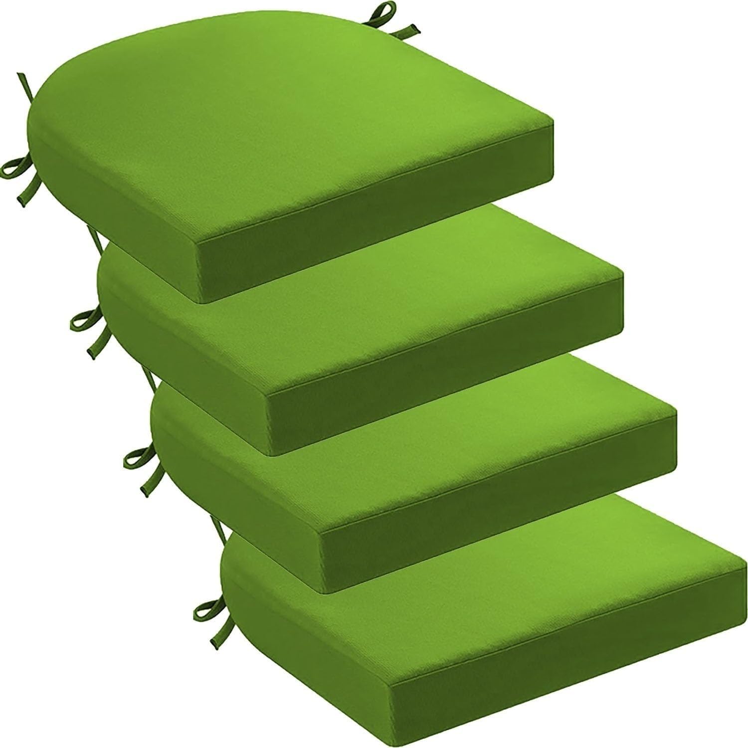 Coussin de chaise d'extérieur imperméable vert fruit Ions pour en finir avec les assises dures