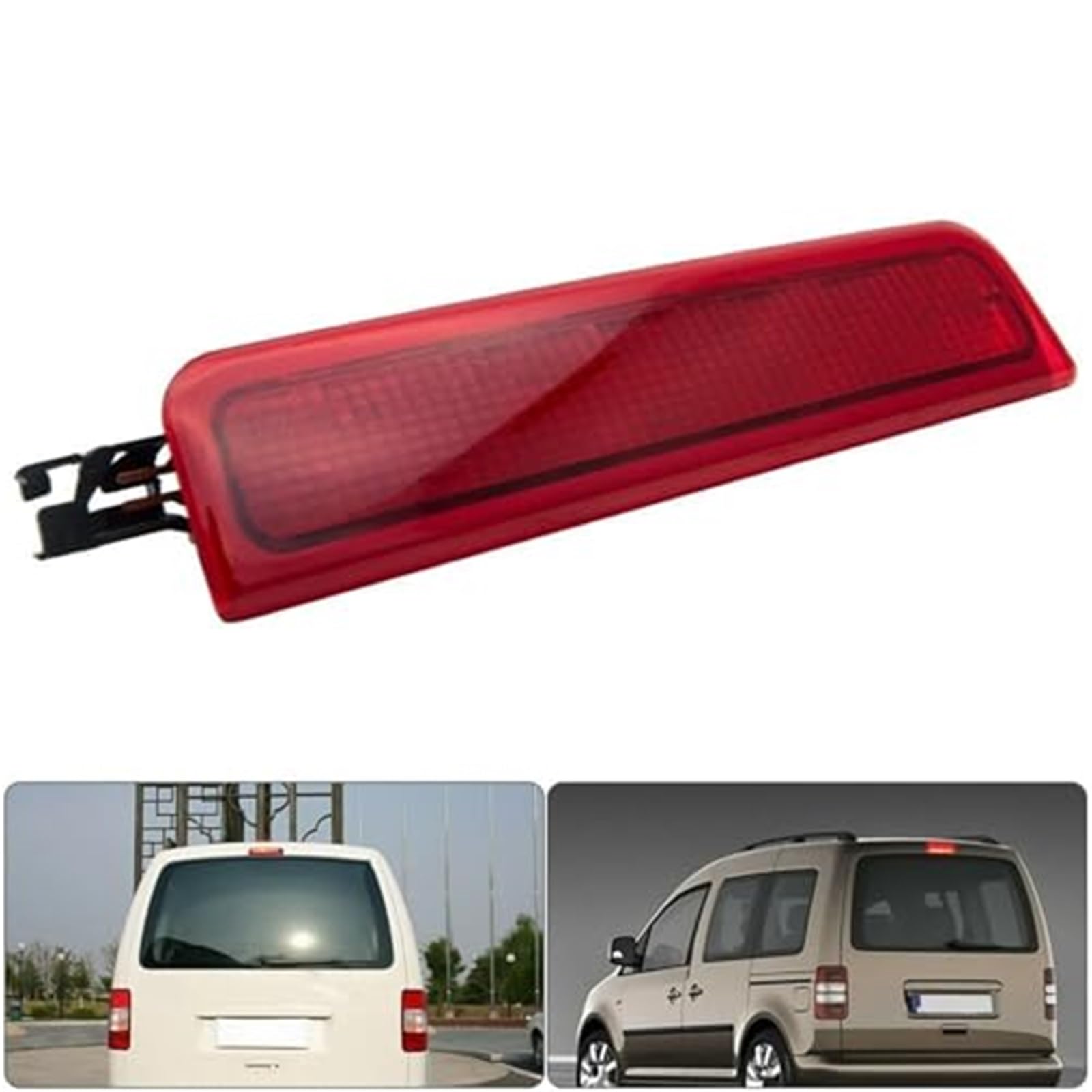 Trzecie światło hamowania, dla Caddy, 2004-2015 Trzecia lampa tylnego światła hamowania wysokiego poziomu 2K0945087C Trzecie światło stopu