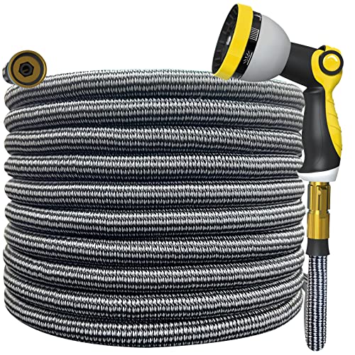 GODONLIF Expandable Garden Hose 75 ft, Water Hose with 10 ...