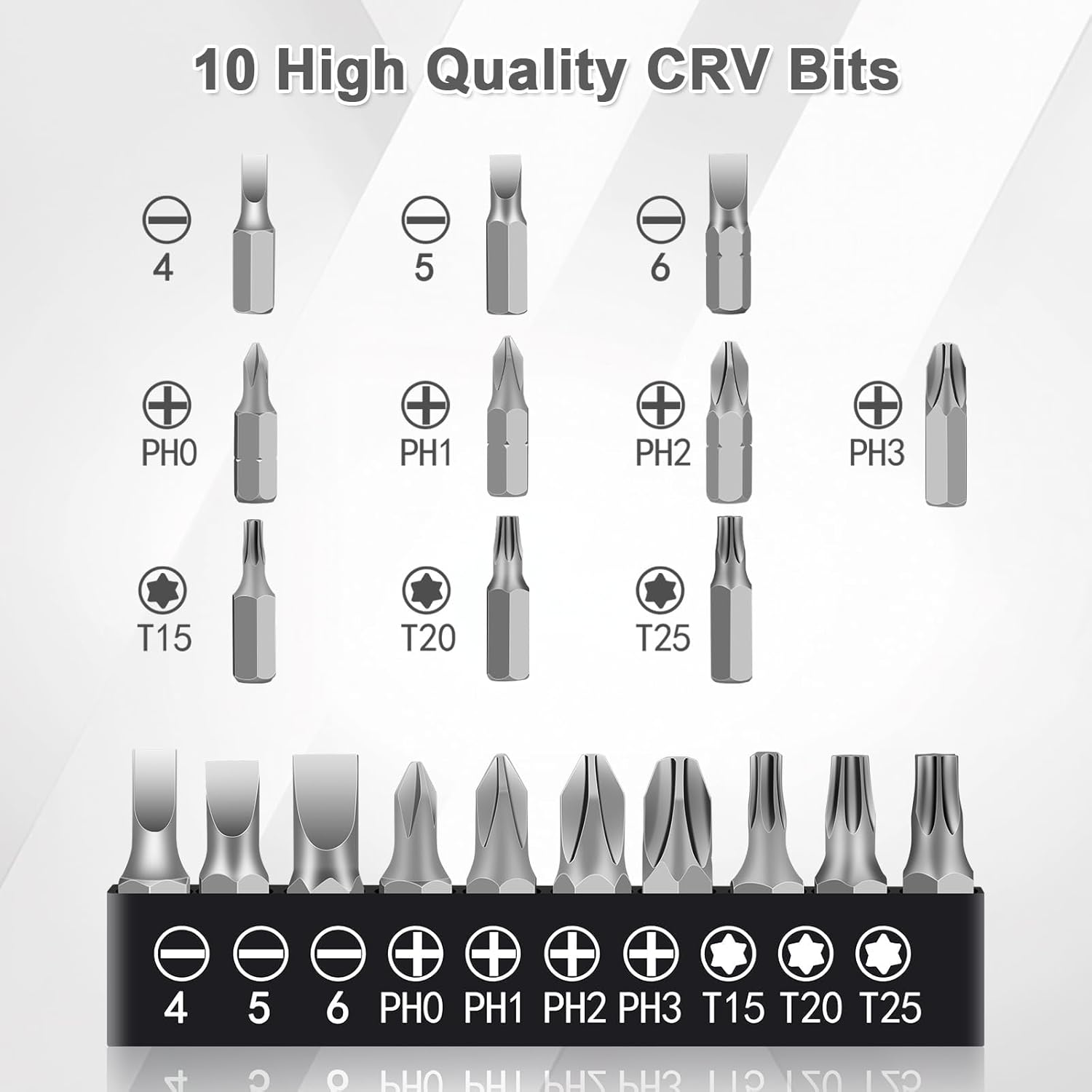 10-In-1 Angled Ratchet Screwdriver Set，90 Degree Right Angle, Angled and Offset Screwdrivers for Tight Spaces. Practical, Multifunctional, Professional Mini Ratchet Set, Black