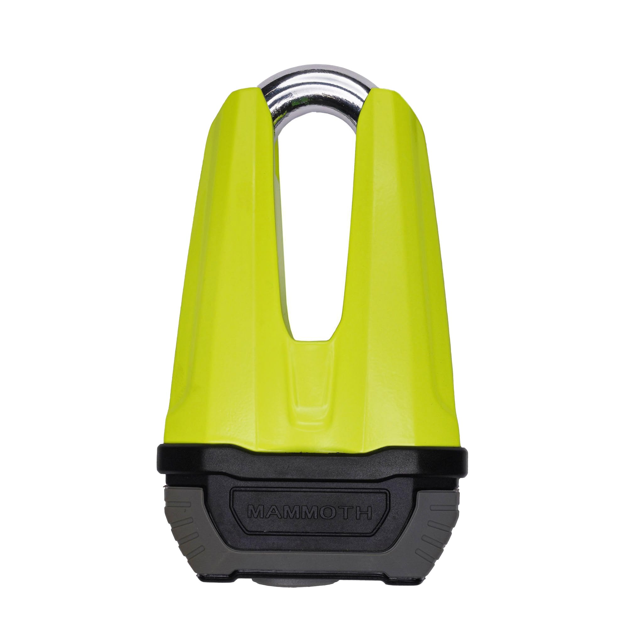 Mammoth Security Fluoro Yellow Sold Secure Gold Disc Lock Renegade Motorcycle Scooter Disc Lock Shackle Padlock Hd