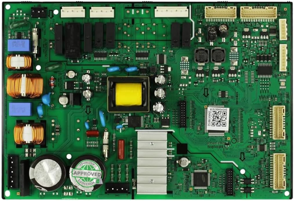 DA92-01196H, FIX17690395 CKD690395X compatible with Samsung Refrigerator Control Board Assembly fits old number DA92-01196H, FIX17690395