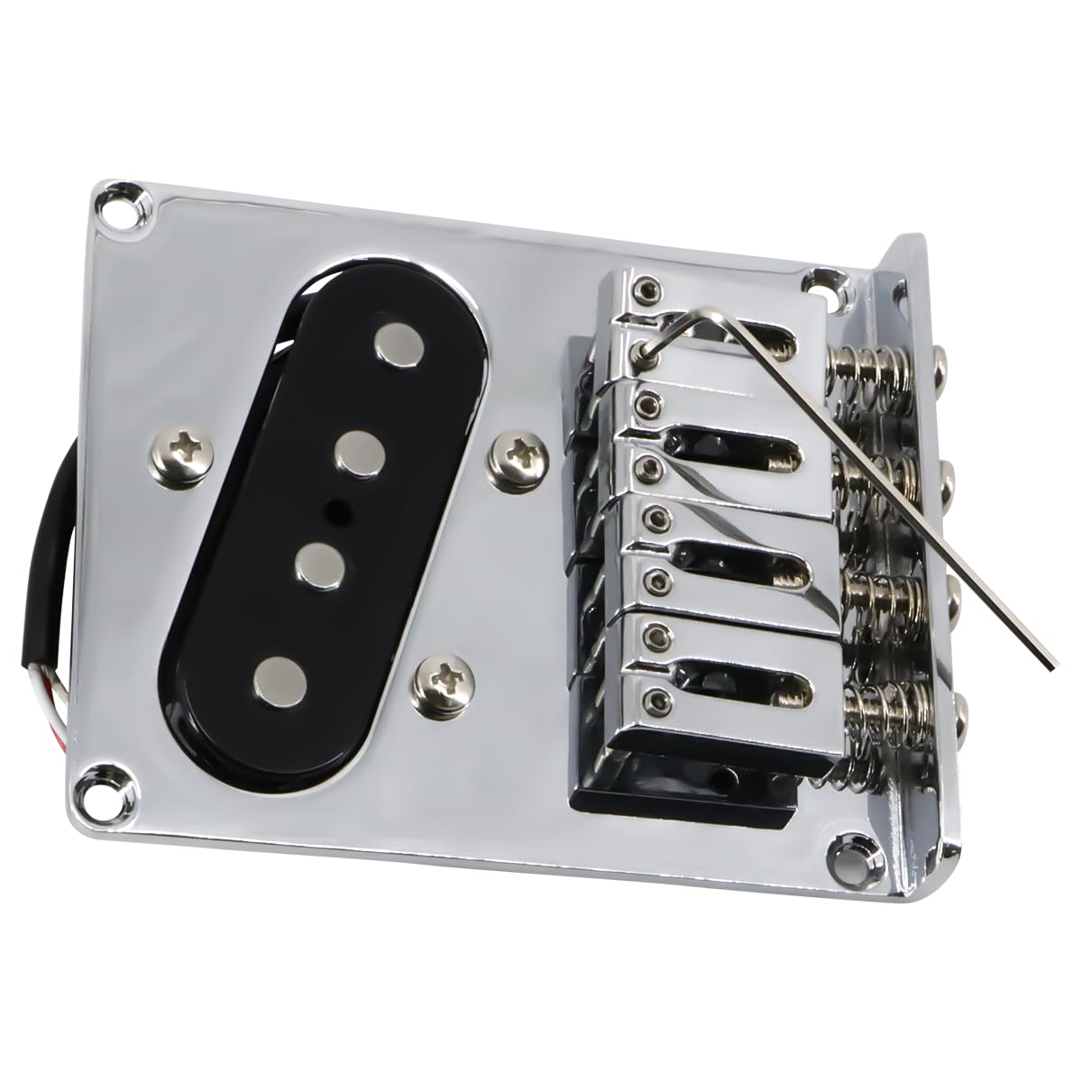 Amazon | Domofa 4弦ギターブリッジアセンブリ ピックアップ付き