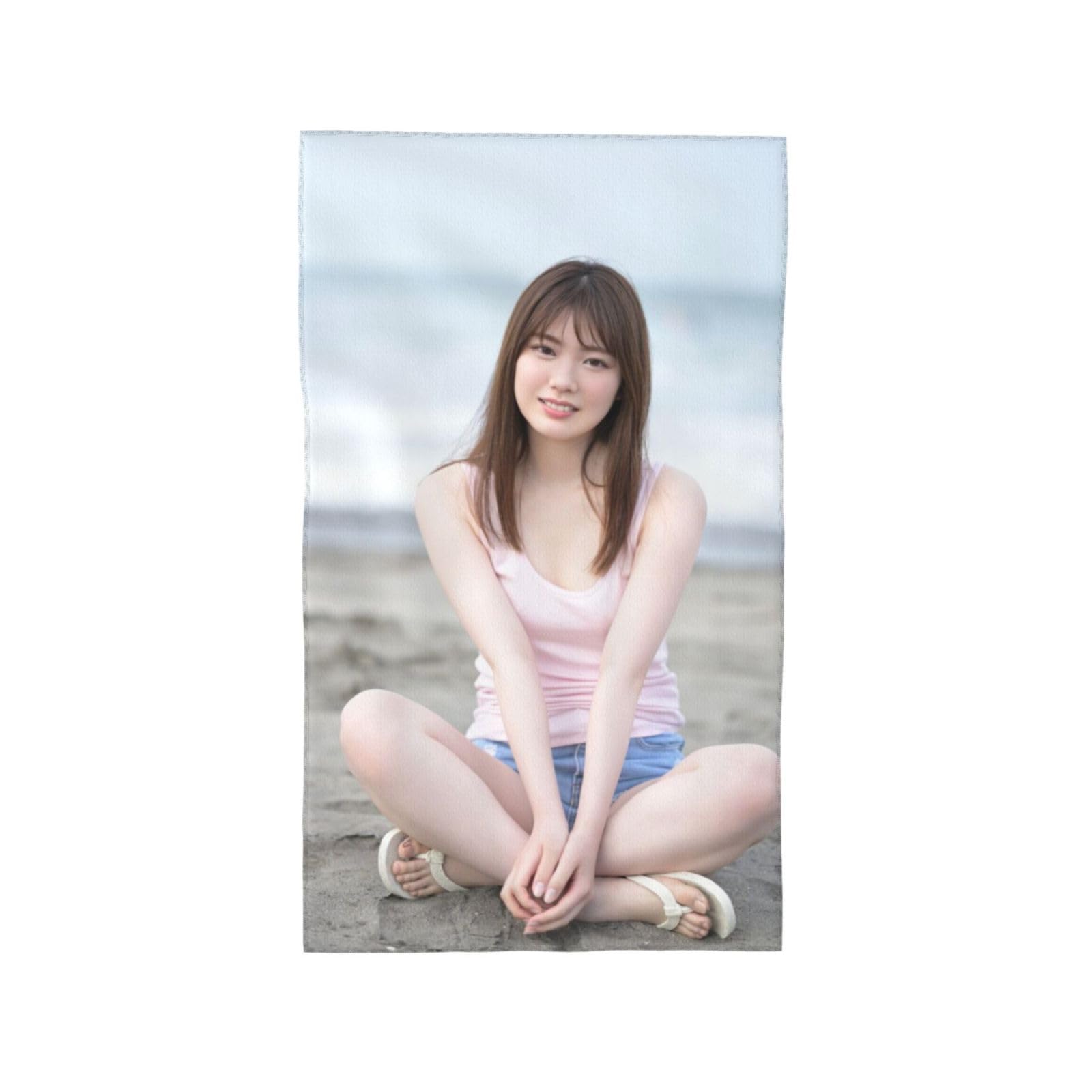 Amazon｜石川澪 フェイスタオル タオル やわらかハンドタオル