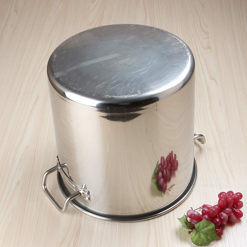 Vogue RVS steelpan 5L met deksel - SA605