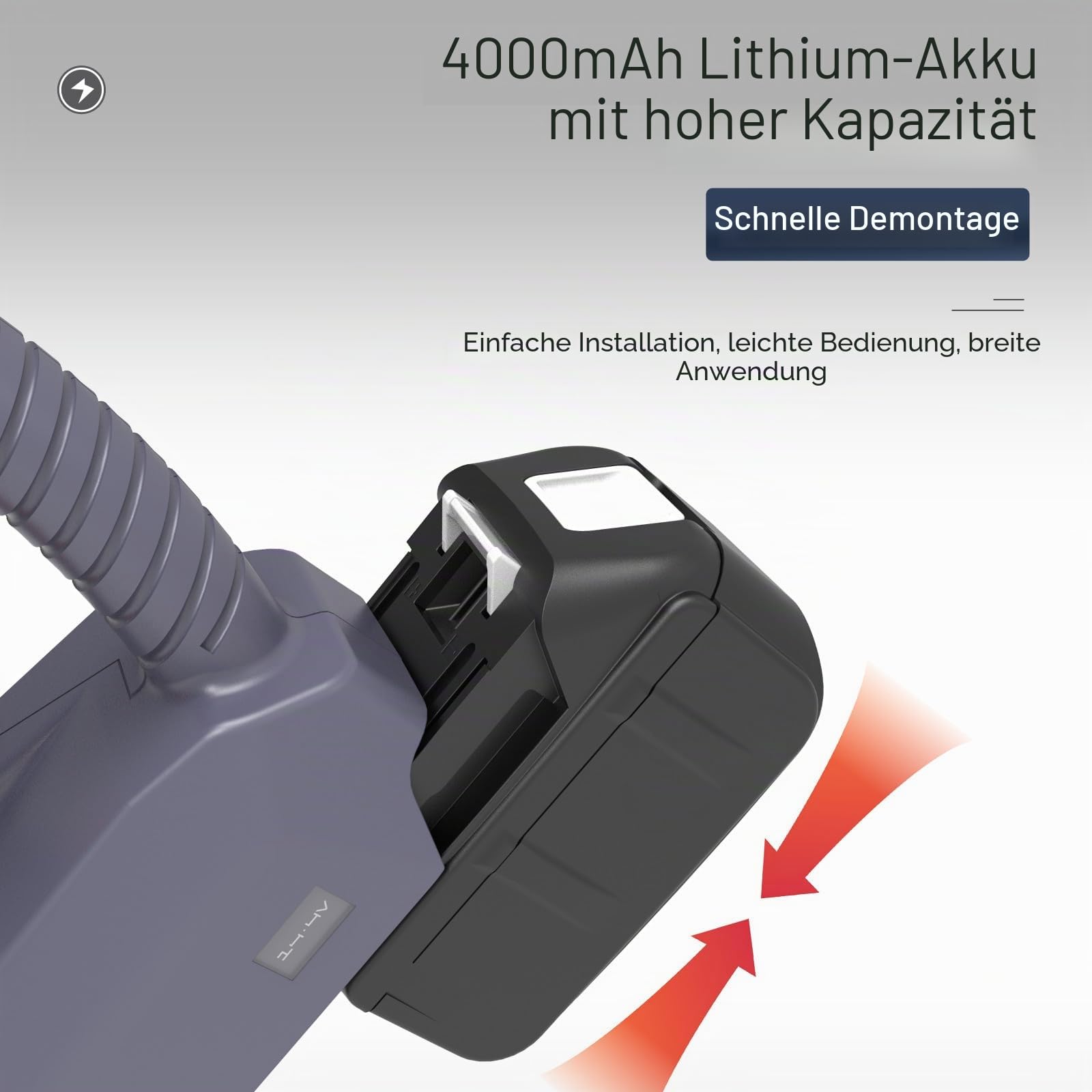 GOYOJO Elektrische Umreifungsmaschine, Batteriebetriebene Ballenpresse für PP/PET Gurt 9-16mm 60-3200N
