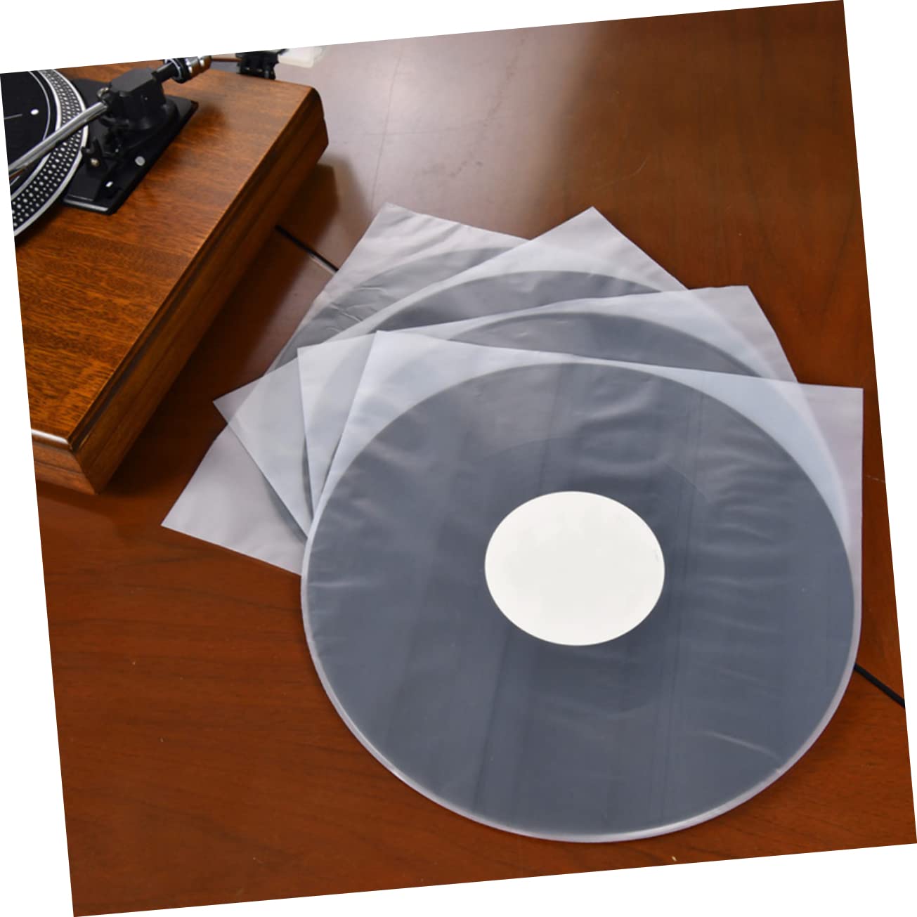 PRETYZOOM 500 Pezzi Borsa Per Musica In Vinile Trasparente Forniture Per In Vinile Vinili Copertine Di Album Record Di Borse Di Protezione Disco In Vinile Manica Disco