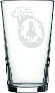 Laser Etched Alice iInspired Whiskey/Highball/Pint/Tankard Glass Gift