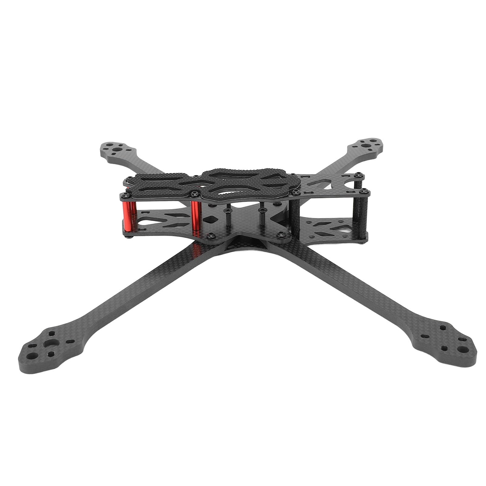Alomejor Kit di Telaio Quadrirotore Leggero in Fibra di Carbonio da 315 mm, Resistente agli Urti, Manutenzione Facile per gli Amanti dei Droni da Corsa FPV