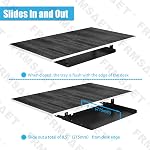 FRMSAET Under Desk Keyboard Tray Heavy-Duty All-Metal Material 20/24/30 inches Platform Computer Drawer Organizer Home Office Kitchen Bedroom Garage Storage Tool - Easy to Install.(30 inches, Black)