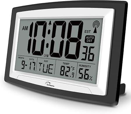 Amazon.com: LFF Atomic Clock/Never Needs Setting, Battery Operated
